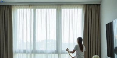 Delicate sheer drape cleaning batman-vic Matty Curtain Cleaning